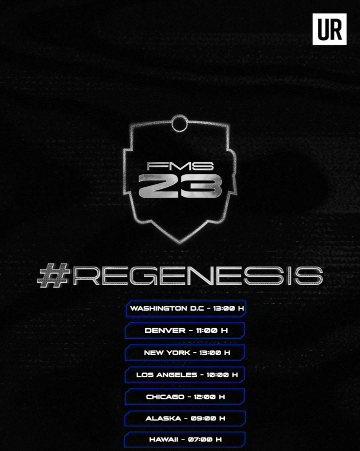 Fmsusaoficial's tweet image. THE #REGENESIS  BEGINS

Today March 28 on the channel of 
@urbanroosters the news of the next season will be known🥶

#FMS23
