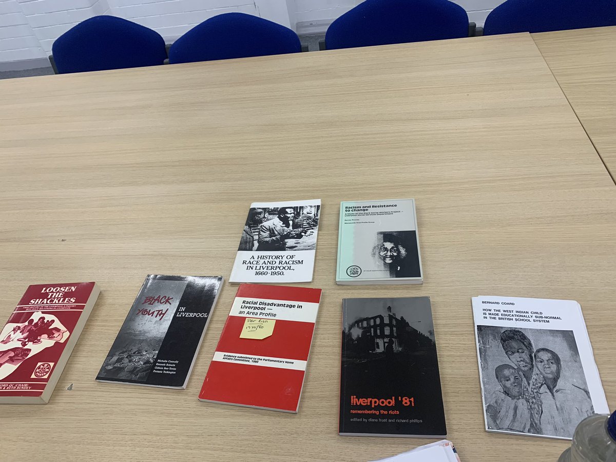 Thanks to Wally Brown for coming to talk to our ‘Toxteth 81: Hidden voices’ team about his experiences running youth groups in L8 in the 1980s and the importance of education (and reading!!) <a href="/WestKirbyGS/">West Kirby Grammar School</a>