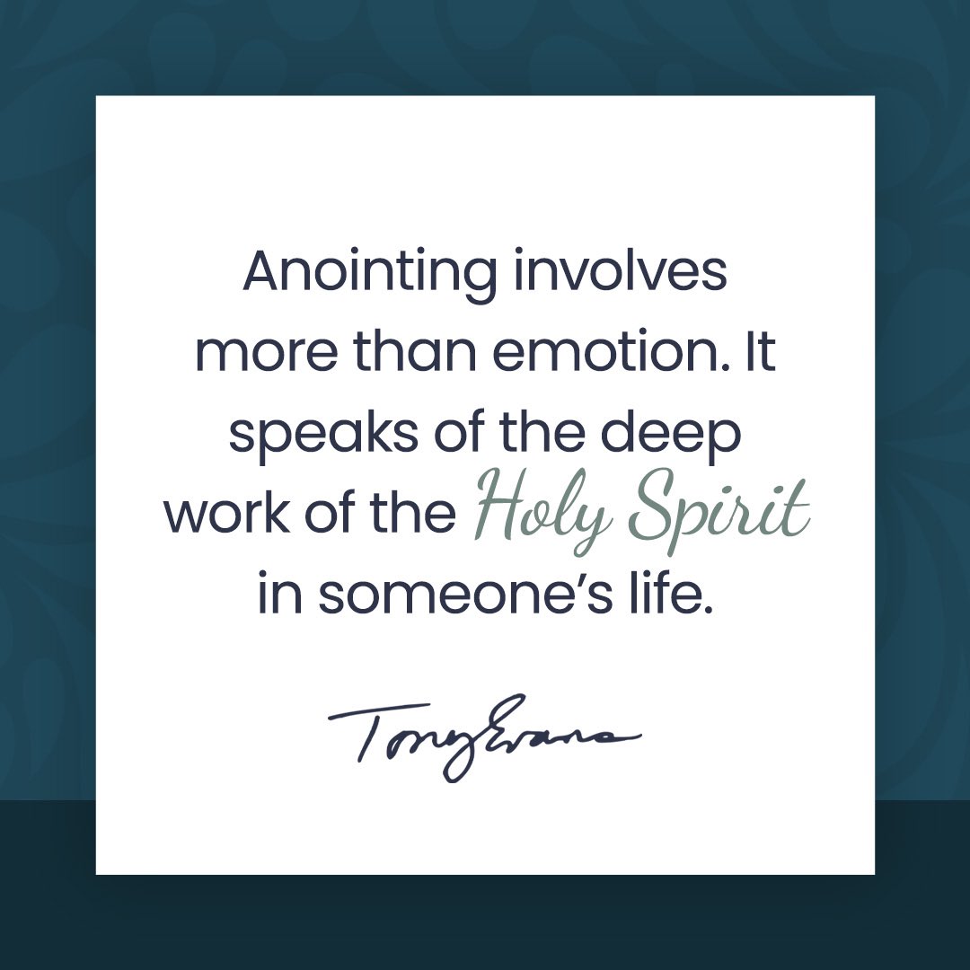 drtonyevans's tweet photo. Pray for the anointing to show up in your life. Our world is in desperate need of the love and authority of God manifested through His kingdom people. https://t.co/PANfkgnZvI