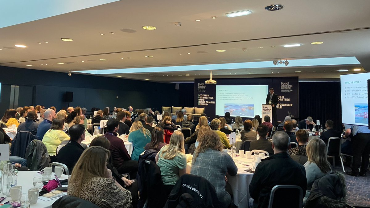 FSScot's tweet photo. Partnership working is vital in what we do at FSS.
We're now hearing about the importance of the Scottish Food Enforcement Liaison Committee that coordinates food law enforcement, sampling and surveillance activities of Scottish local authorities.
#ForSafeFood #FSSLA23 https://t.co/TBzPWsUECx