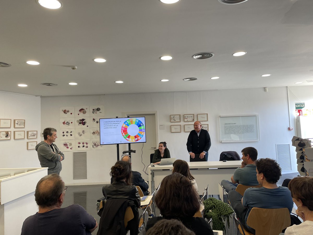 turismegarrotxa's tweet photo. Presentació de l’Observatori per al Desenvolupament Sostenible de la Garrotxa 2022. Dades del 2021, avaluació dels Objectius de Desenvolupament de la Garrotxa. Una visió integral de la comarca. Des de Turisme Garrotxa aportem les dades del sector turístic. @FemGarrotxa https://t.co/U3ZAFS68ST