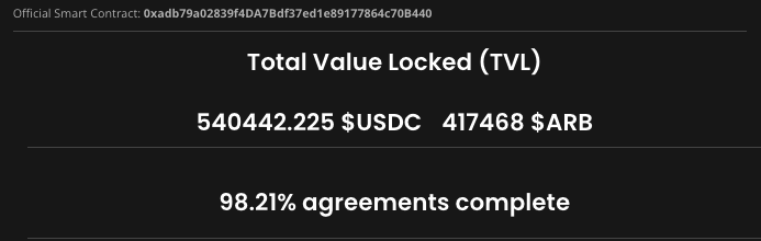 Debrief on <a href="/arbotcdesk/">$ARB OTC Desk at https://arbotc.lol/</a> 📝

Huge success imo! 🤝

Total traded: 
✅540k $USDC
✅417k $ARB
✅Avg Price = $1.29
✅223 Total Deals
✅98% Fulfilment Rate
✅1.07m value traded

<a href="/arbotcdesk/">$ARB OTC Desk at https://arbotc.lol/</a> was by far the best way to trade $ARB pre claim

Built in 72 hours, let me share how I did it🧵👇