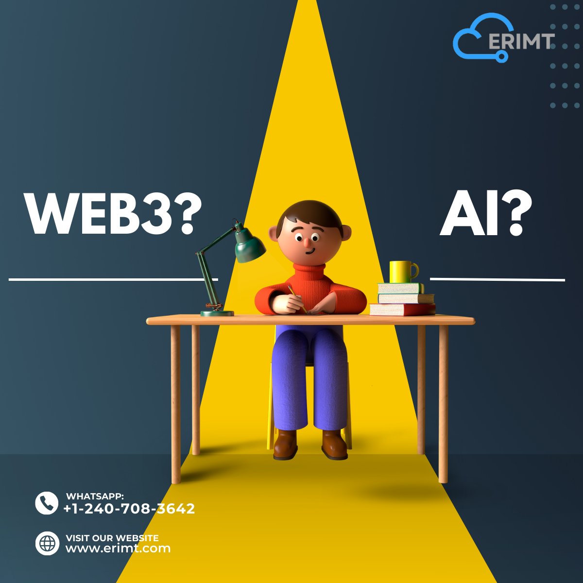 erimt6's tweet photo. Integrating #AI with #web3 technology has the power to transform multiple sectors, with certain industries poised to gain the most. Discover how this game-changing combo can revolutionize the future! Schedule a demo at https://t.co/puN9tmvN9G with us today. #dapp  #blockchain https://t.co/lJL4dgDODW
