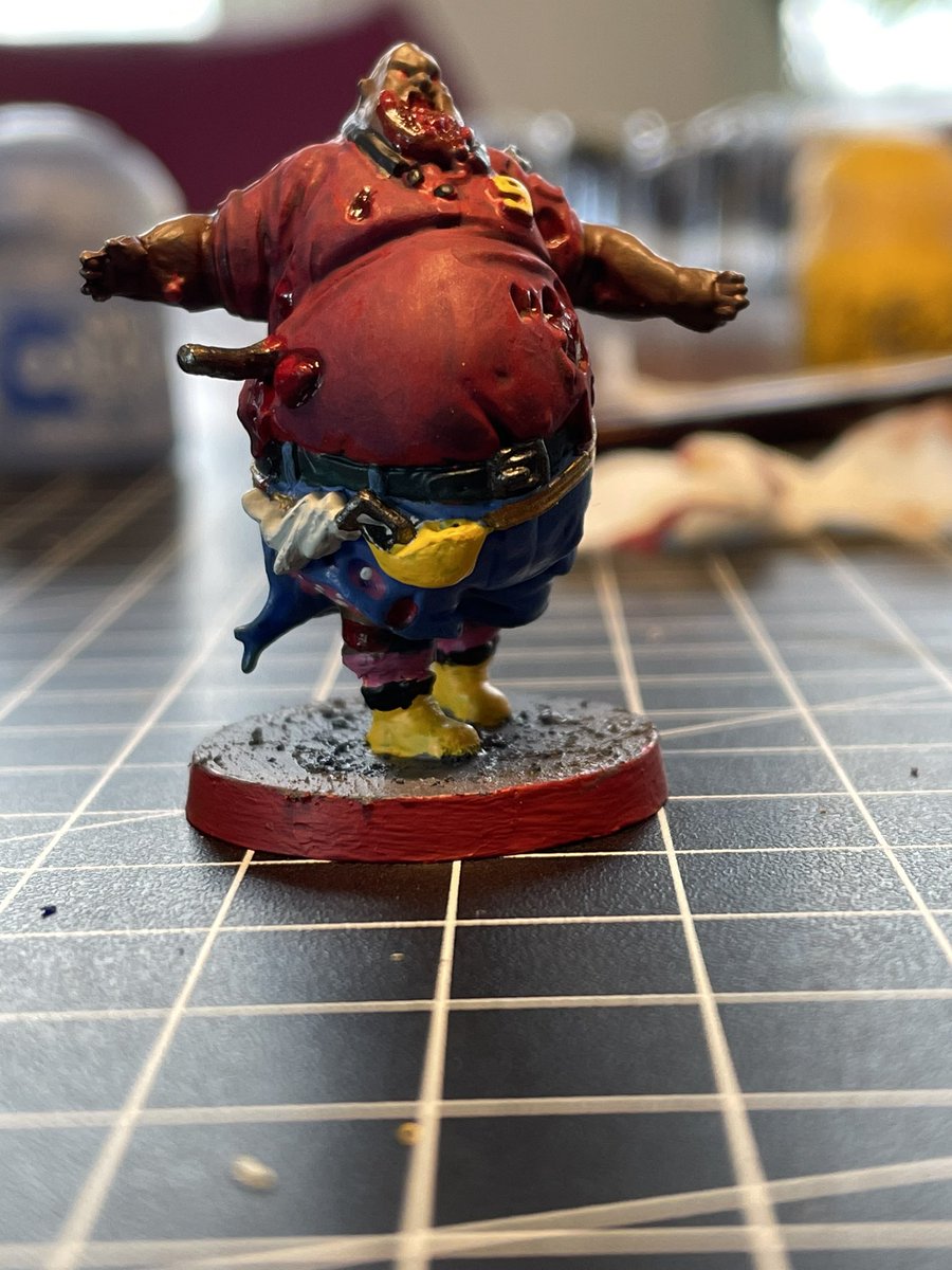 My proud geek moment of the day: I just watched a YouTube video on how to paint miniatures. 

That was, however, after painting my very first ever miniature last weekend. 

Twitter, meet Carlos.