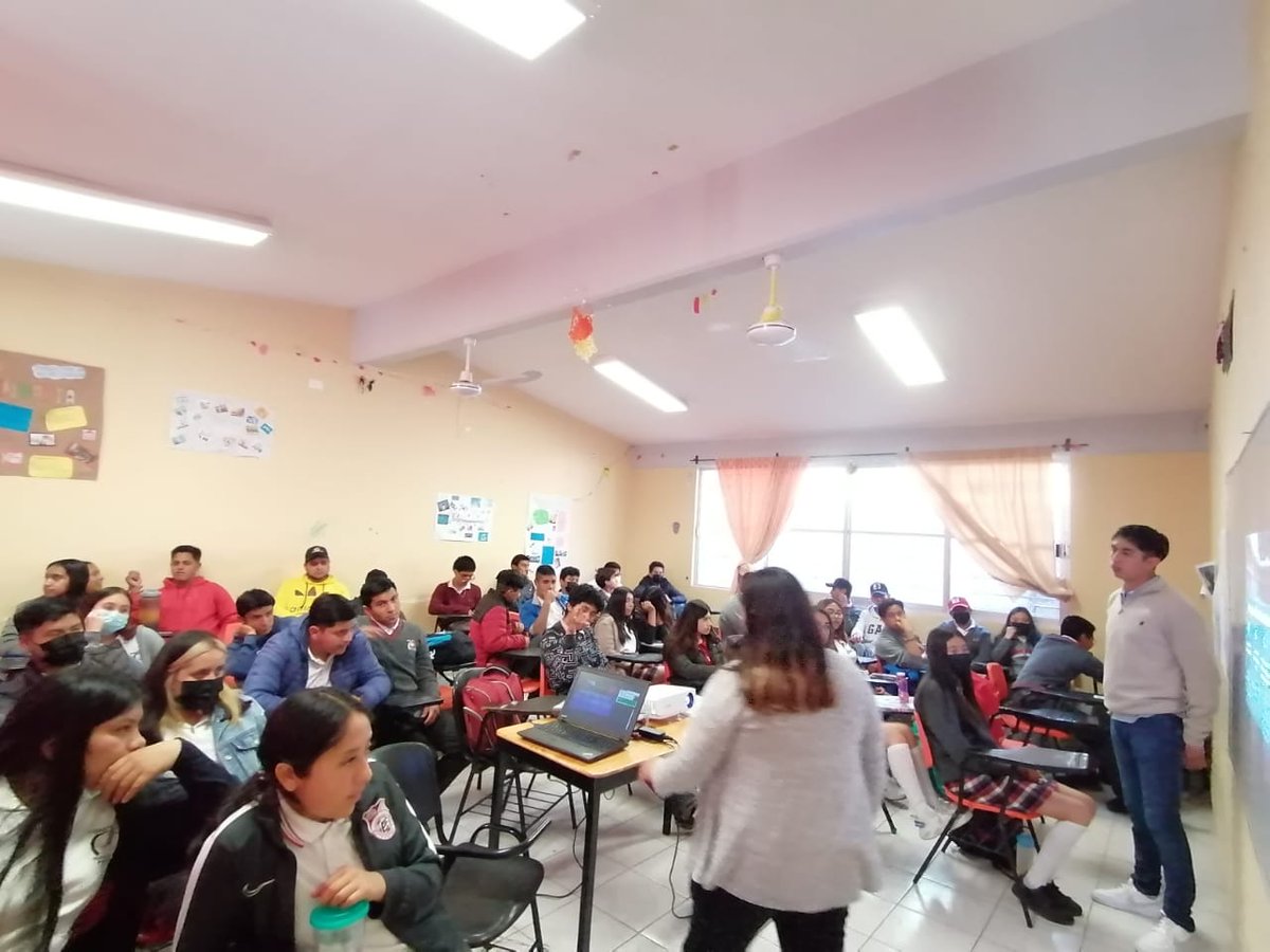 ¡La difusión es algo que se nos da muy bien! 👏

En esta ocasión visitamos Telebachillerato "Las Vigas de Ramírez" para continuar con nuestro programa de difusión 📢