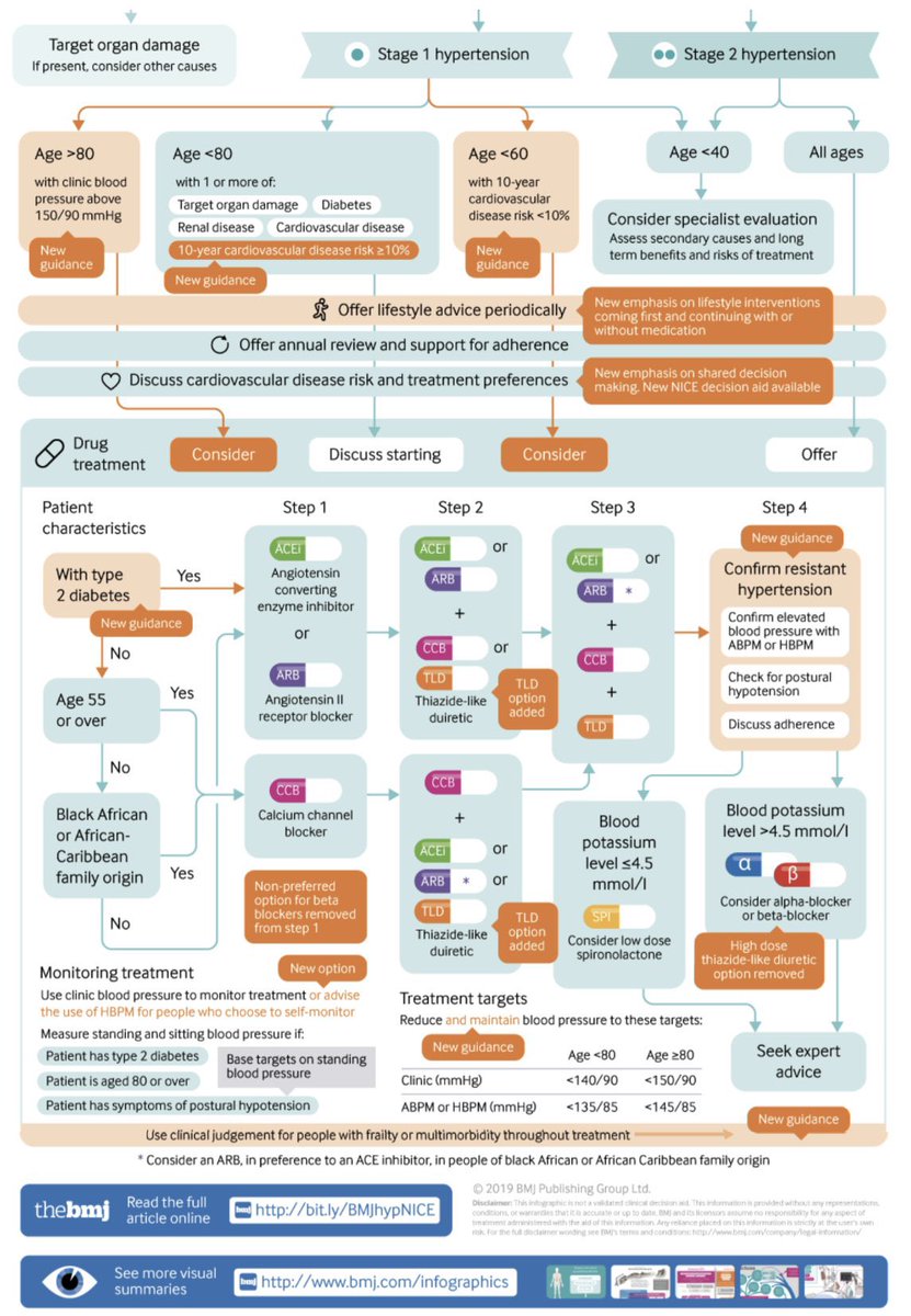 MunerMohamed1's tweet photo. Updated summary for diagnosis and treatment of hypertension https://t.co/3w6KyJe1gv