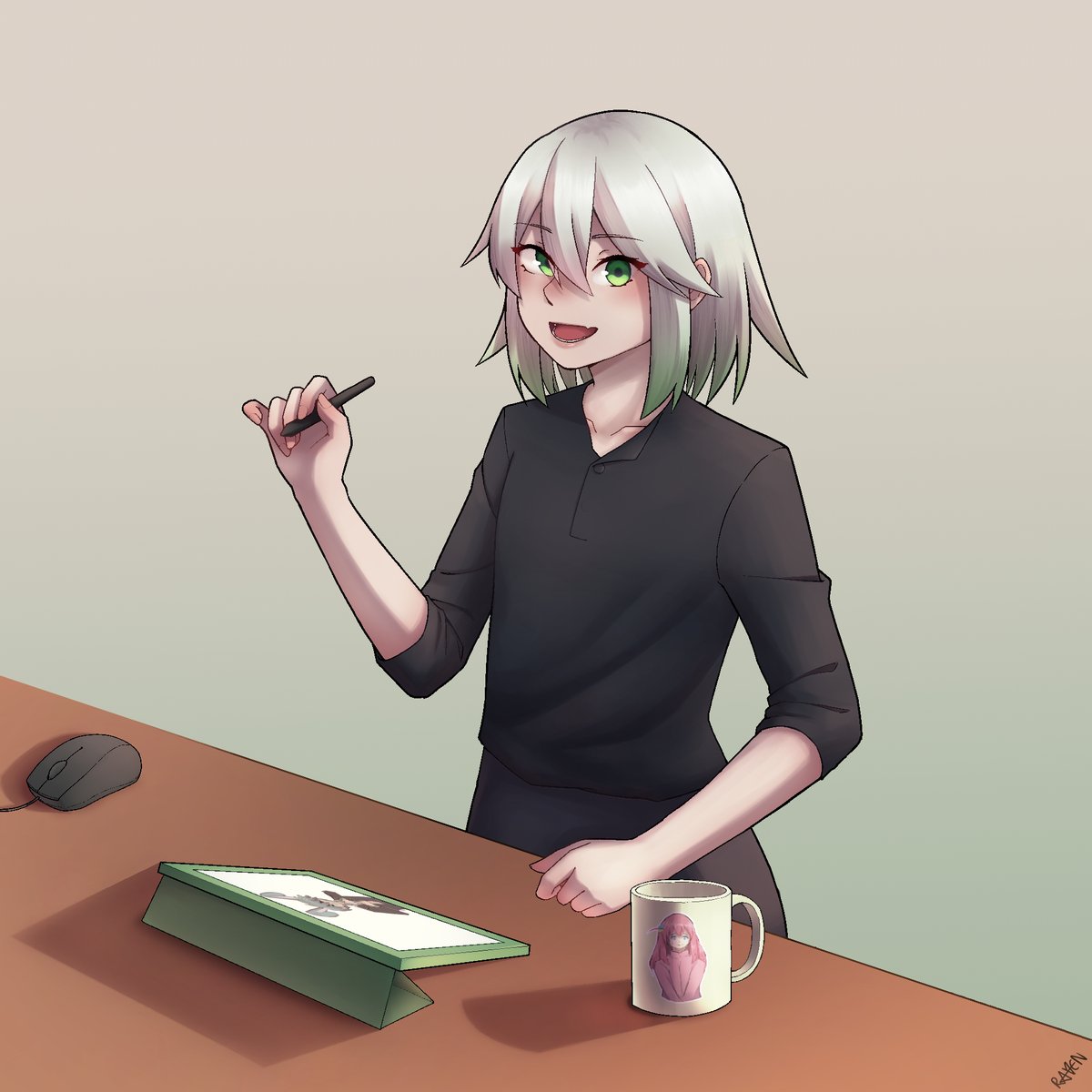 Raven__Vtuber's tweet photo. ดึกๆนี่หัวแล่นดีเลยน้าา😊
#VtuberTH #Ravenfa https://t.co/2r2mV0EsTs