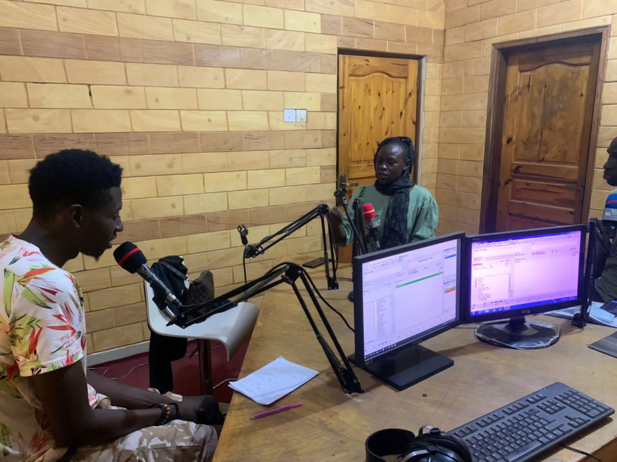 ONOV_GMB's tweet photo. Today on our radio program on constitutional draft and the #transitionaljustice processes we hosted @Fatoumata390 of #Gambia Environmental Alliance to talk about climate change and how it's also important on the #tjprocesses #peacebuidling https://t.co/VF3lDTvuyN