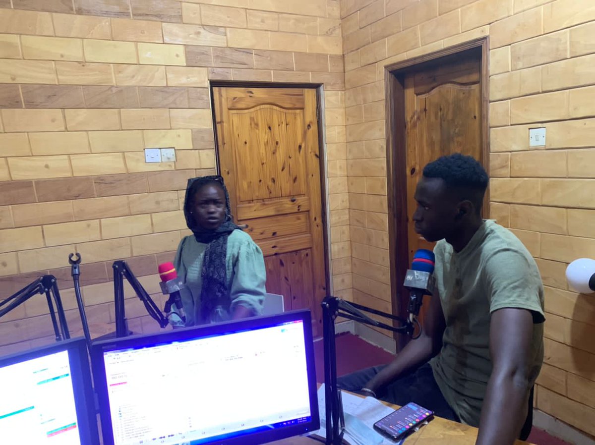 ONOV_GMB's tweet photo. Today on our radio program on constitutional draft and the #transitionaljustice processes we hosted @Fatoumata390 of #Gambia Environmental Alliance to talk about climate change and how it's also important on the #tjprocesses #peacebuidling https://t.co/VF3lDTvuyN