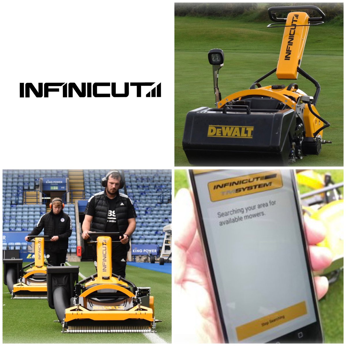 Designed to give you control, the Infinicut App allows you to change the parameters on your machine quickly to match conditions and achieve the best quality of cut whatever the weather!