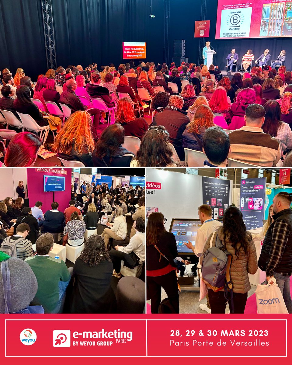 La première journée à #EMarketingParis prend fin, on se retrouve dès demain pour plus de rencontres, de conférences et un programme exceptionnel.

Demain, le salon jouera les prolongations avec l’afterwork 🍸🎉 

🏷 Demandez votre badge d’accès gratuit : lnkd.in/edK4rHyx