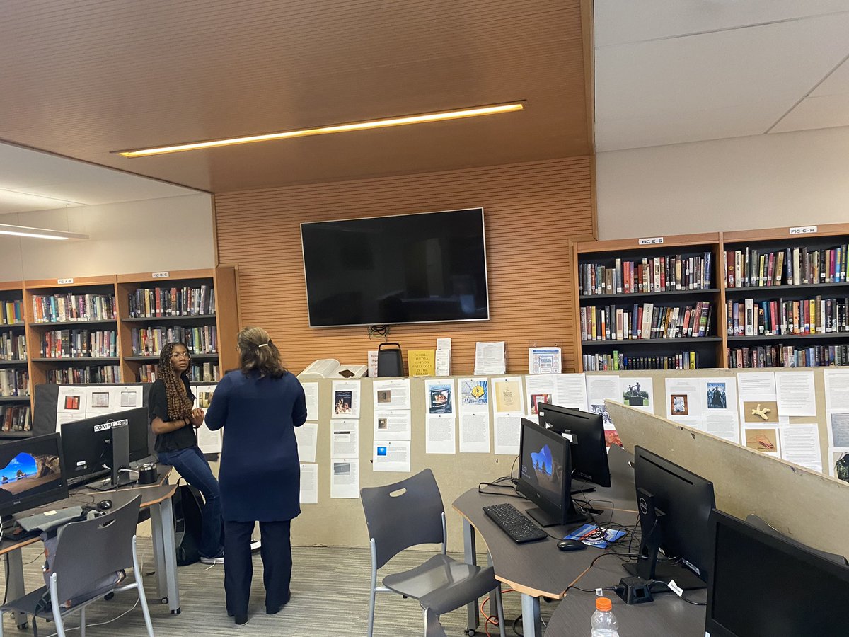So impressed by our TOK students displaying and articulating their work at the annual TOK Exhibition! Amazing connections being made across content areas! Well done! <a href="/iborganization/">International Baccalaureate</a> <a href="/RVCSchools/">Rockville Centre School District</a>