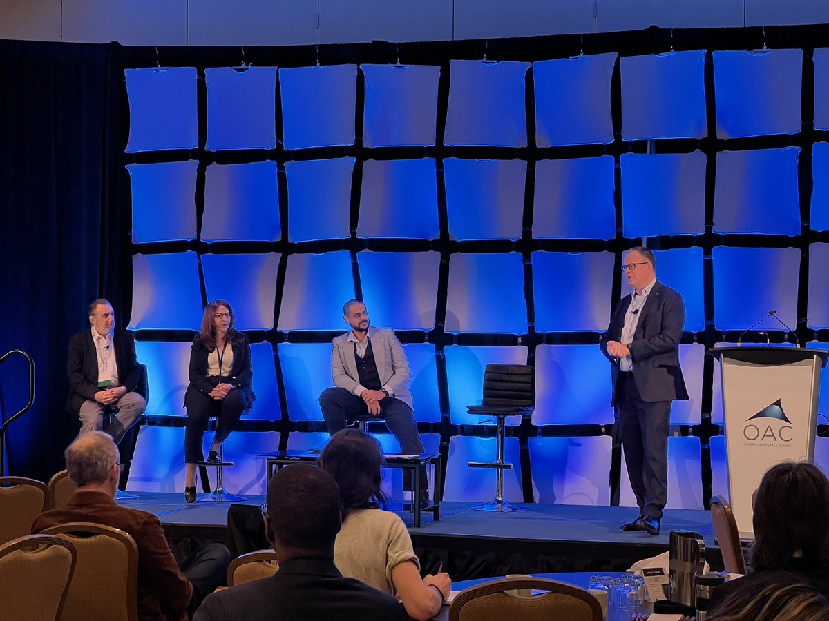 The panel lead by Daniel Schulten, Director Business Development – Space, <a href="/Airbus/">Airbus</a> Defence and Space dived into what is needed to further support our space companies TODAY so as to secure Canada’s future!
#space #Aerospace #Defence 🛰️🚀🔭 <a href="/Honeywell_Aero/">Honeywell Aerospace Technologies</a> <a href="/MissionCtrlSS/">Mission Control</a> <a href="/c6launch/">C6 Launch Systems</a>