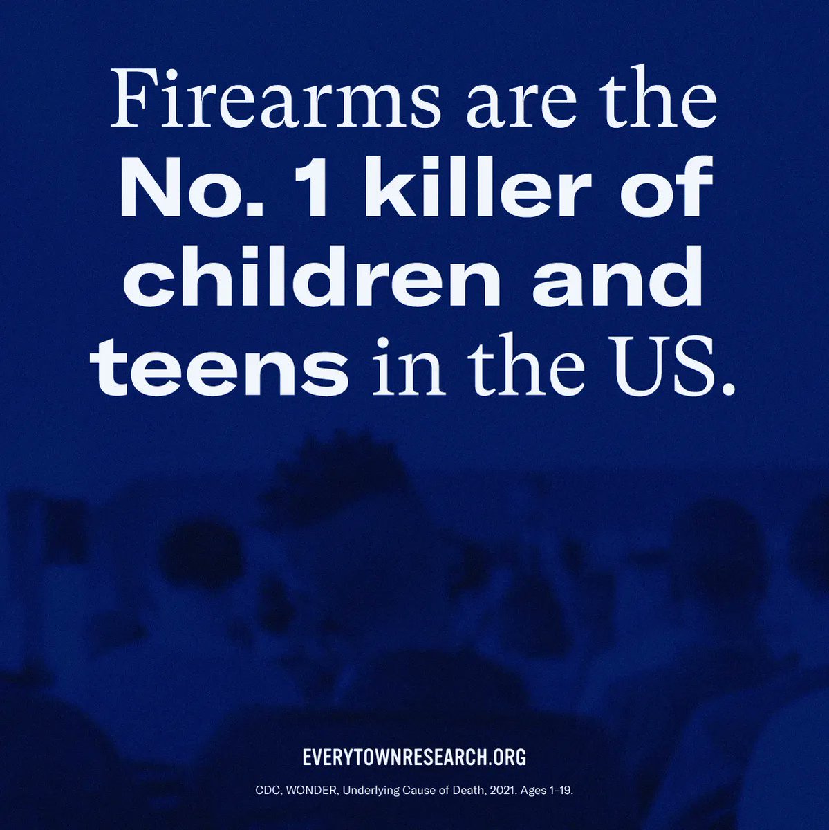 We all should be outraged and ashamed that our children are dying in this senseless and preventable way.

Text READY to 644-33 if you’re ready to do something about it.