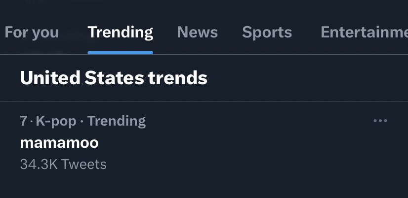 elsamoomess's tweet photo. Actual United States trends??? Not on my For you?? Hell yeah everyone is excited 😭

#MYCON_in_USA #MAMAMOO https://t.co/cjLre0vINl