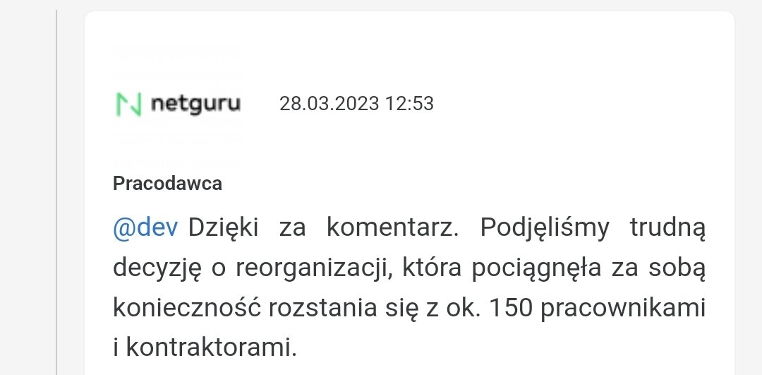 Wbalcerzak87's tweet photo. Jeśli ktoś zarzuca mi kłamstwo w zakresie #netguru że kłamie to proszę oficjalne potwierdzenie na portalu Gowork z ich profilu. https://t.co/v06H0d6zMU