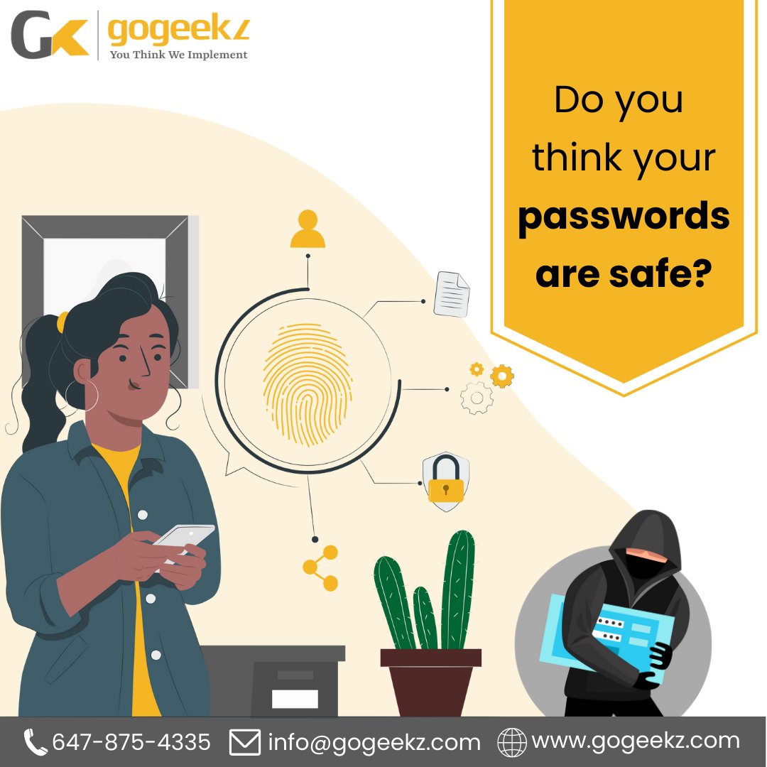 GoGeekz's tweet photo. Should I be worried about compromised passwords?
Not having secure passwords has its consequences, which include but are not limited to:
#password #passwordmanager #passwordsafe #itsupport #socialmediamarketing #business #business #canada #toronto #ontario #Burlington https://t.co/3EIhDAARsT
