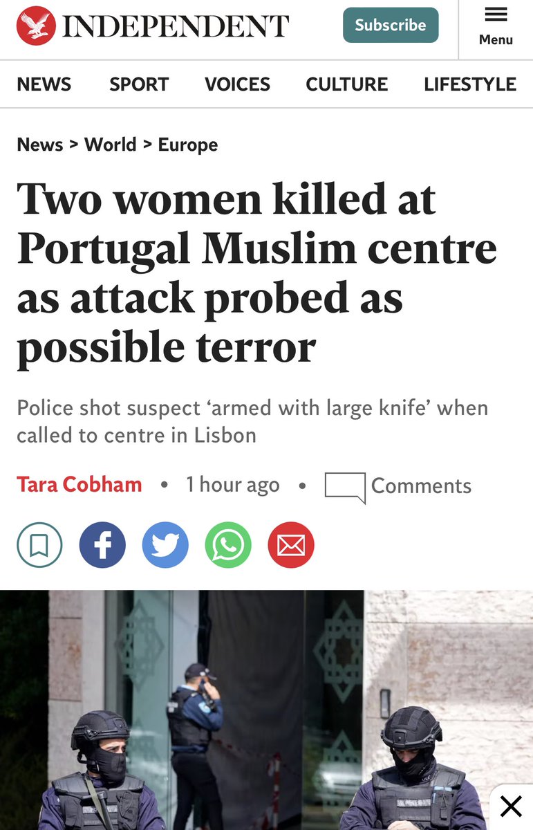 Enquanto os outros países falam em terrorismo, em Portugal, debatemos os possíveis distúrbios emocionais de quem cometeu o crime hediondo no Centro Ismaili. Enquanto continuarmos a tapar o sol com a peneira e não percebermos que a migração massiva traz perigos, vamos continuar a