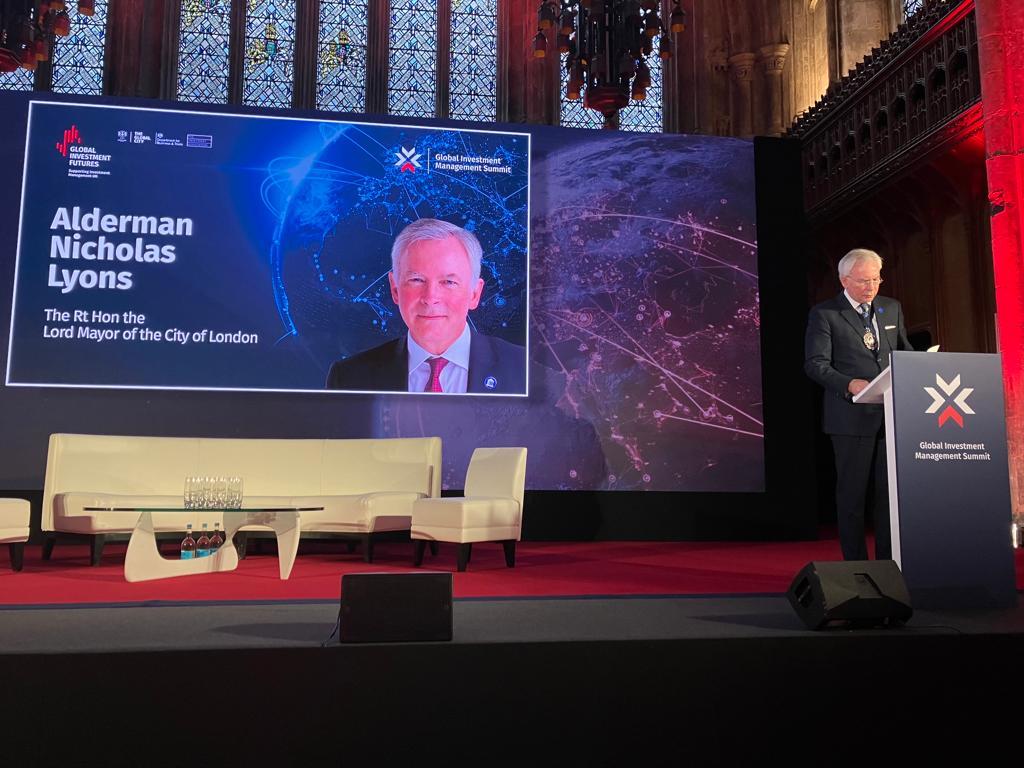 DBTInvestment's tweet photo. Earlier I spoke at the Global Investment Management Summit alongside @citylordmayor and @TheIAChris.
 
Financial and professional services are central to the UK's offering to global investors and we will continue working to drive growth and investment. https://t.co/DA0N8Y6Oke