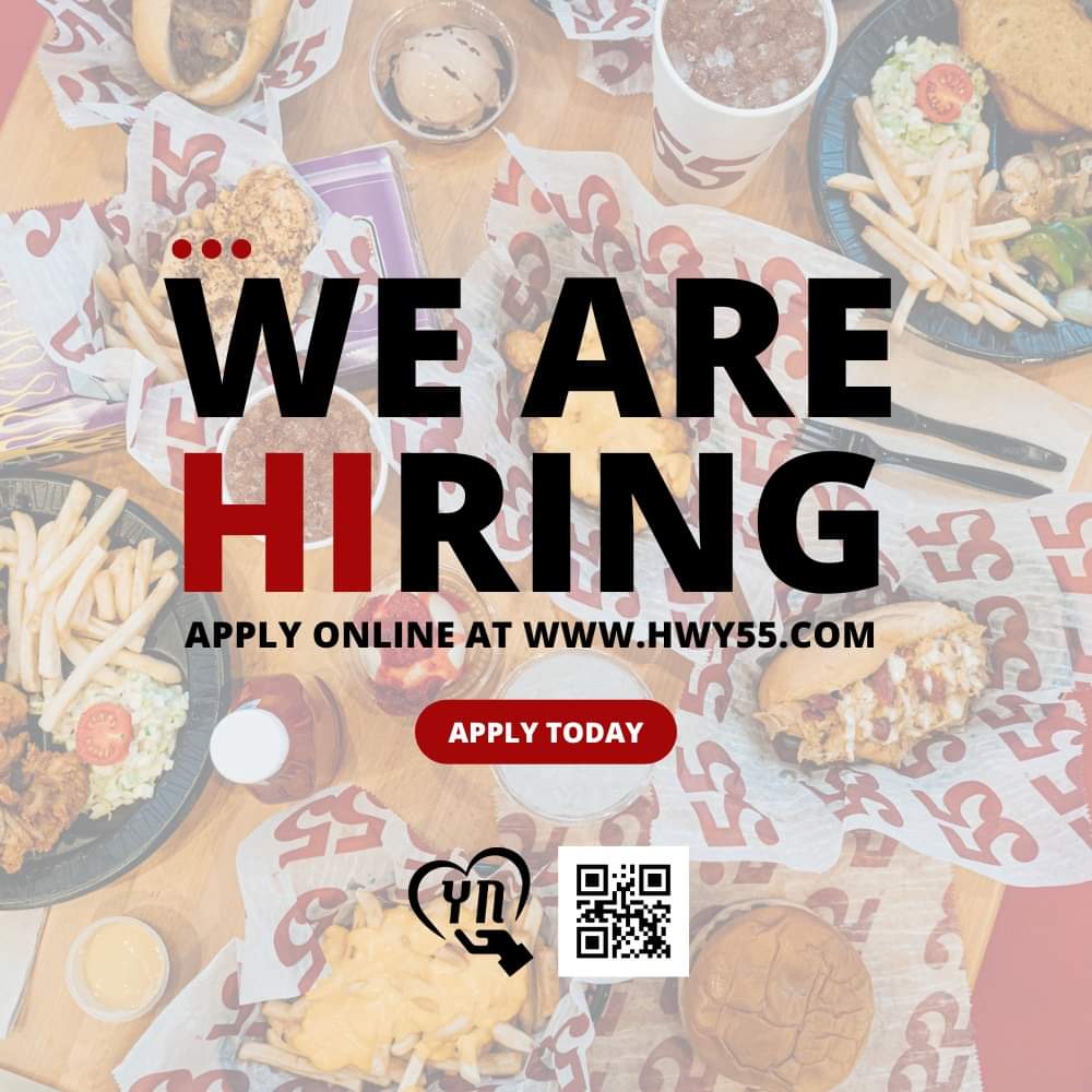 Hwy55Bville's tweet image. Work where you're appreciated.
Work where you're part of a team.
Work with us. Applying is easy. 
#hwy55 #hiring