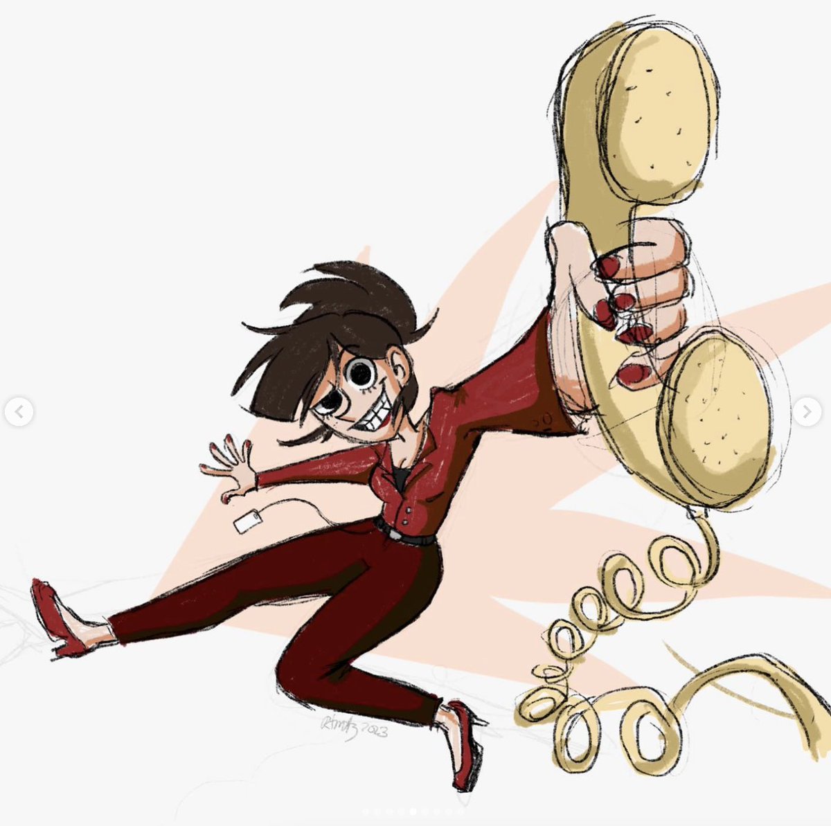 RocioThomas_art's tweet photo. Character I came up with the other day! https://t.co/iQLK1P8nAr