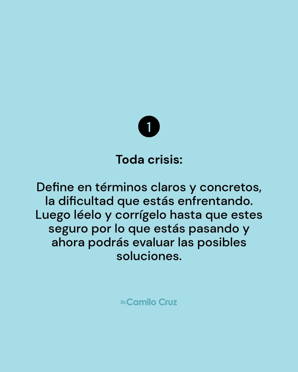 drcamilocruz's tweet image. Hoy quiero que con este ejercicio determines si estás respondiendo a las crisis de la manera correcta.

#LasTresPromesas #CamiloCruz #Libro #Interacción #motivacion #inspiracion