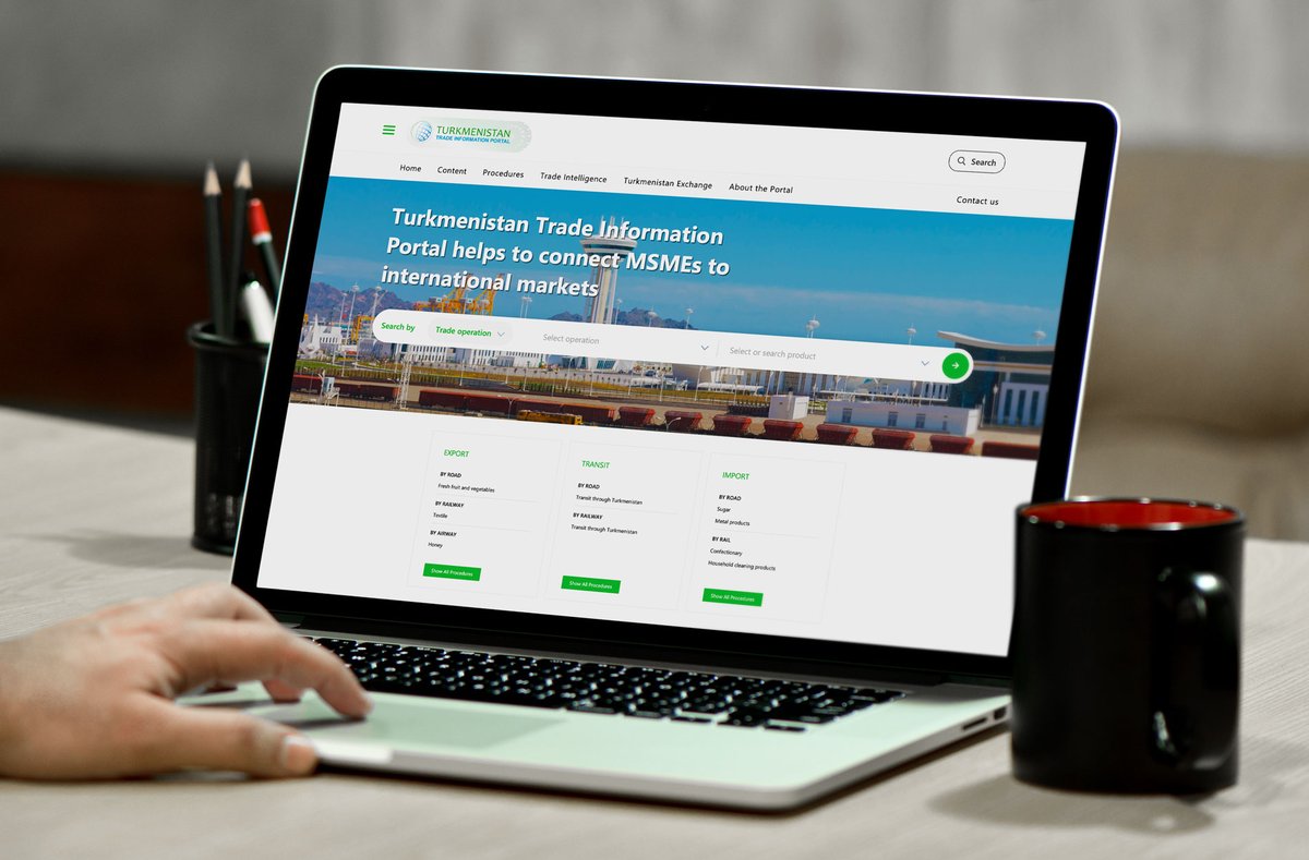 facilitatetrade's tweet image. New information tool available🖥️ on cross-border trade formalities!

👏 to 🇹🇲Ministry of Trade and Foreign Economic Relations for the #Turkmenistan TradeInformationPortal 

🎯 achieved by @ITCnews under #R4TCA funded by 🇪🇺

#tradefacilitation #TIP #ITCFacilitesTrade