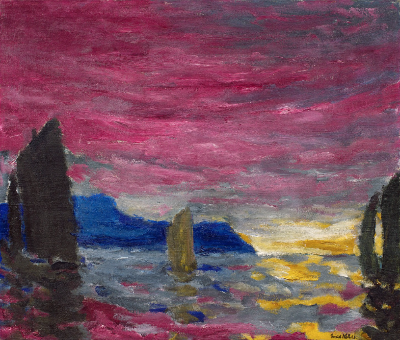 Modern Painters at @PaintCreekArts  Paint with style and grace. Begins April 16  bit.ly/3yQIHIu   #rochestermi #rochesterhillsmi #shelbytownship #michiganartist #michiganart #michiganartists #metrodetroitartist #detroitartist #artclasses 

Emil Nolde Red Evening Sky 1915