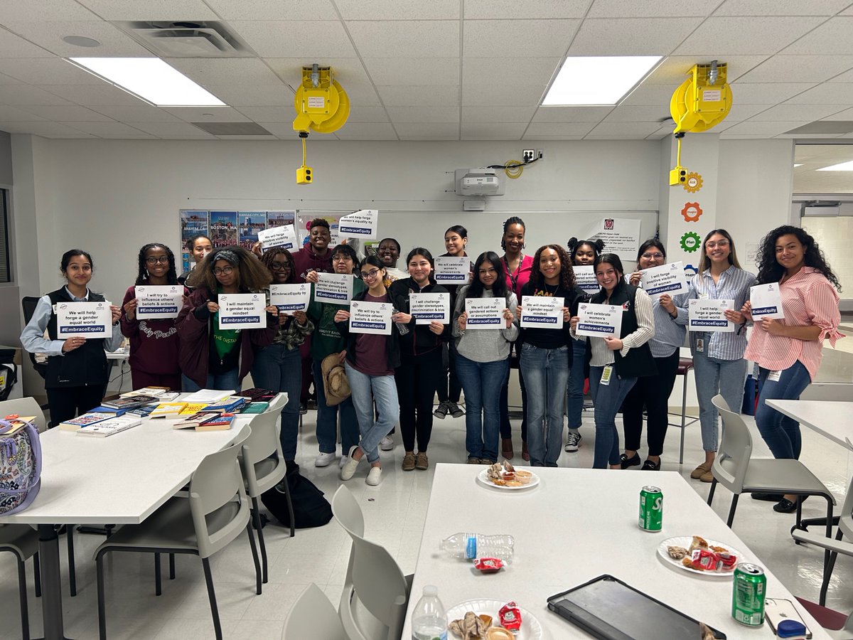 SWENext's tweet image. We're excited to highlight last month's outreach recruitment event for pre-college students! It was sponsored by @Bechtel &amp;amp; @YWCPAHISD SWENext Club titled "How to Succeed as a Women of Color in the #STEM Field Panel." It's great to see young people working toward a better future!