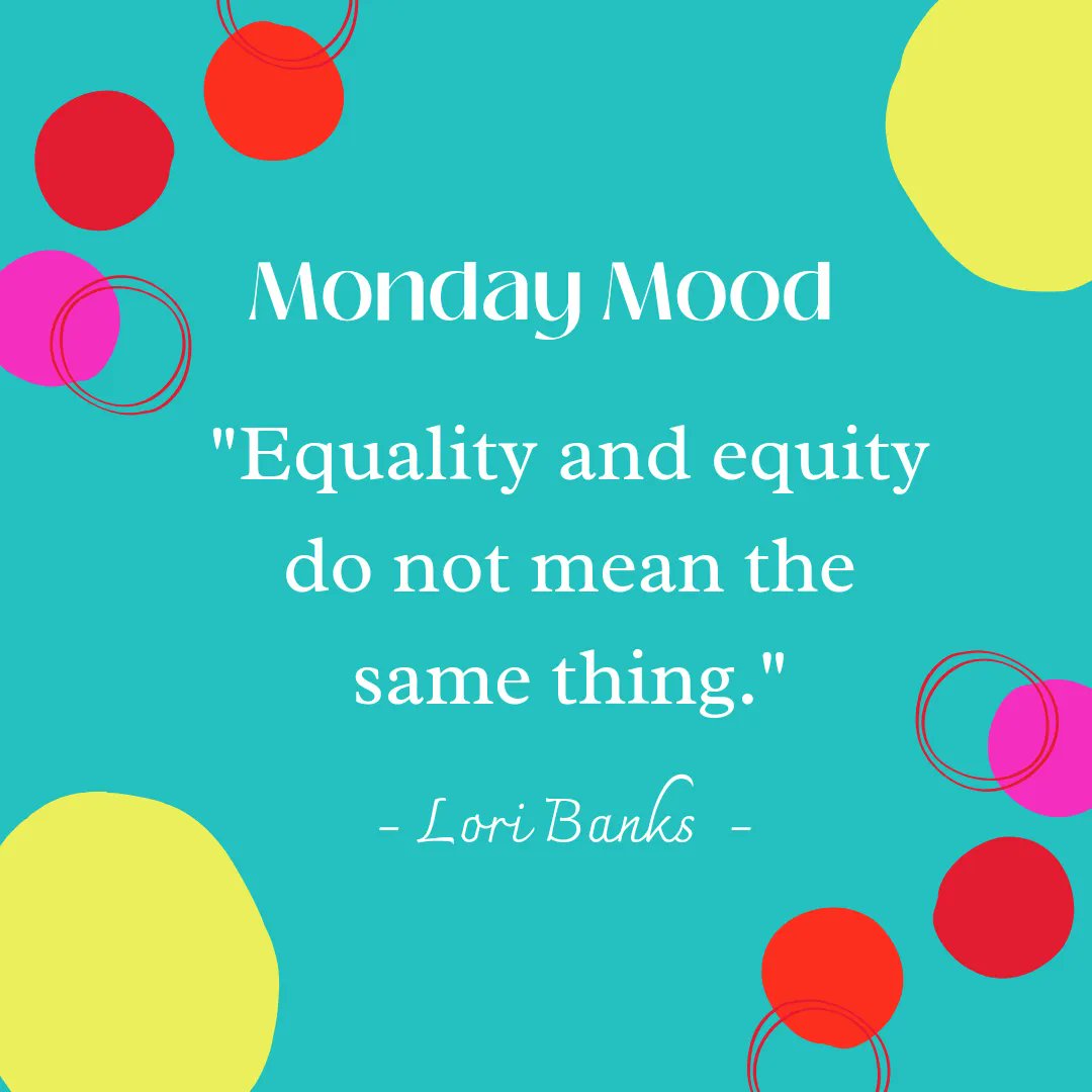 Do you agree with our take? 🤔

Our #MondayMood comes from Season Three’s #WISEcast episode, Fostering Equity at Work!

Tune into the episode and understand the difference between equality and equity through our conversation with Lori Banks!