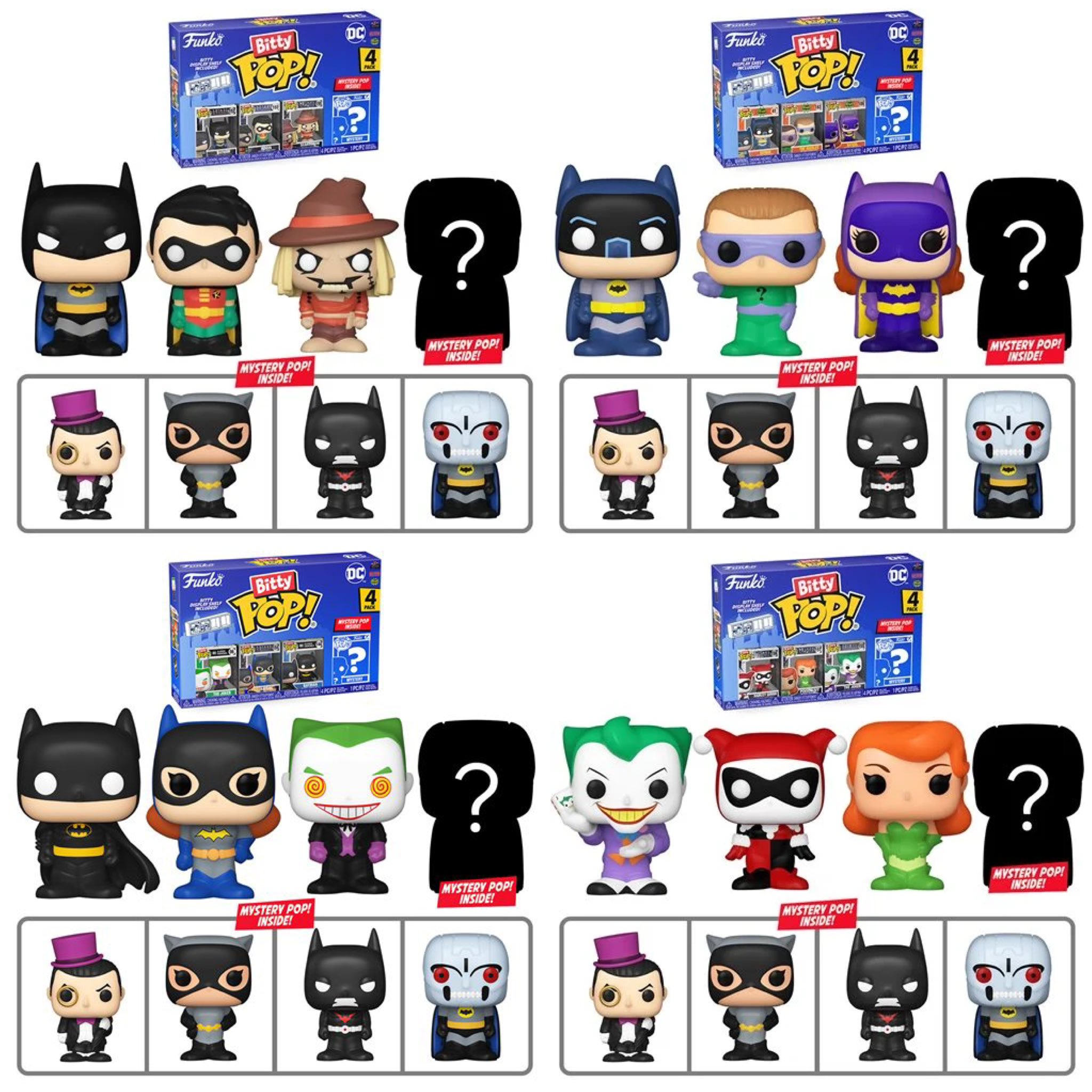 Batman pop best sale list
