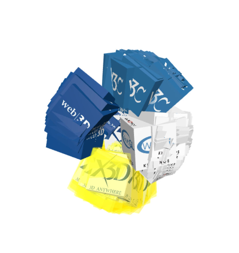 Web3DConsortium's tweet photo. Interesting, cool, high-performance implementation of new #X3D 4.0 feature bboxDisplay field for any Shape geometry in #X3DOM player.  Who said boxes have to be lines? https://t.co/r1hK6l8Aq2 https://t.co/bSydTpmzd3