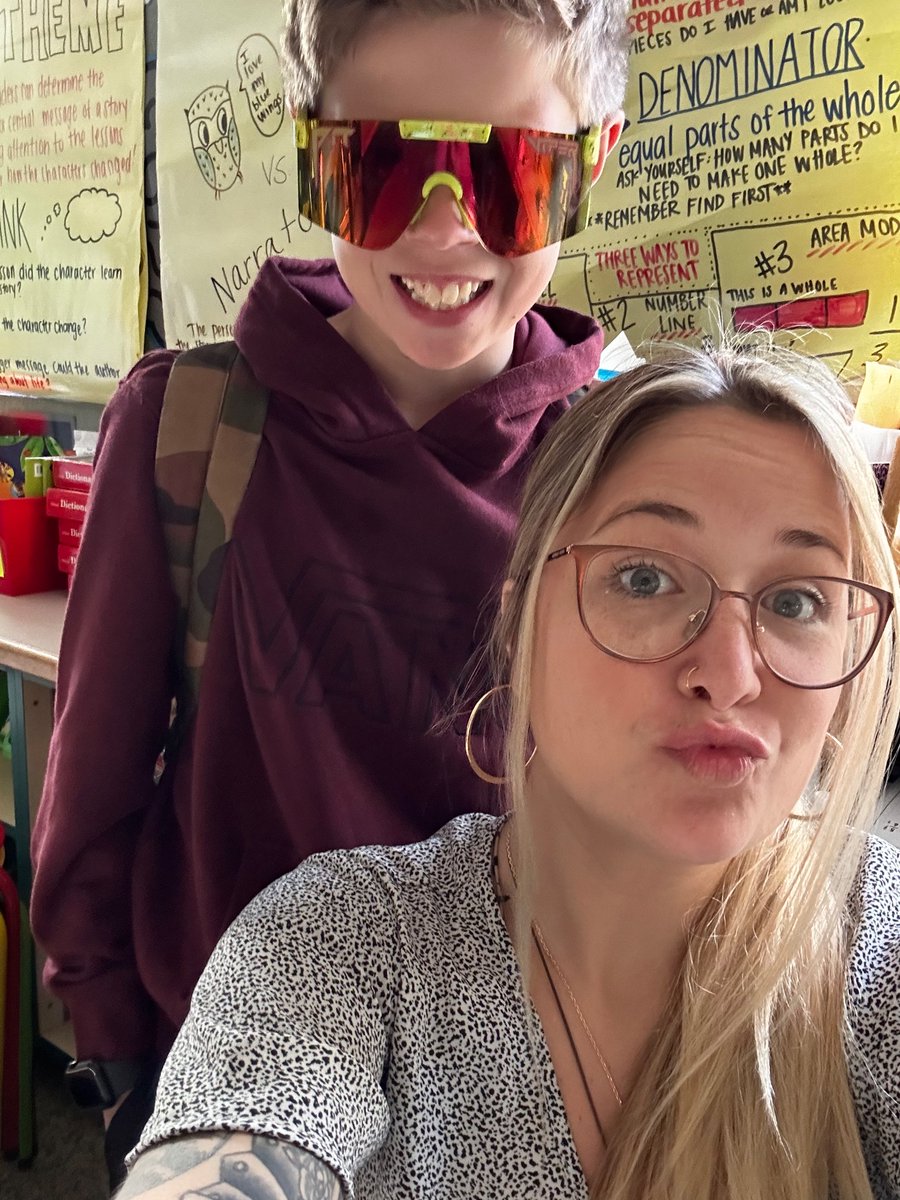 Best part of being a 3rd grade teacher, getting to see your babies for two more years before they move to middle school. My classroom has sooo many vistors every morning and my heart is full 🫶🏼