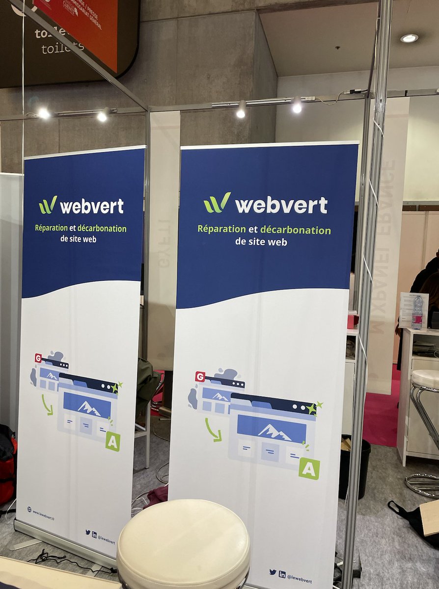 2ème découverte : <a href="/lewebvert/">webvert</a>.
Un site qui fait de la décarbonation de site web pour lutter contre l'impact du numérique sur la planète.
Avec un gain écologique jusqu'à 40%. 
#EmarketingParis #Startup #Innovation #Environnement #RSE