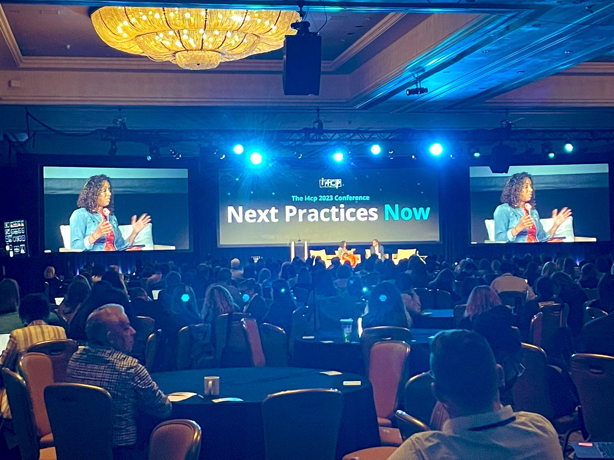 shesuite's tweet photo. @ellmcgirt of @FortuneMagazine is currently onstage at the @i4cp Next Practices Now conference talking about #diversity, inclusive leadership, and the science of purpose with @KMOakes https://t.co/GqfUyP3y1f