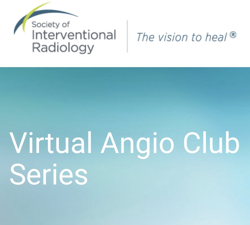 💥💥ONE WEEK AWAY💥💥 The next SIR Virtual AngioClub is next Tuesday, April 4 at 8pm EDT. We are looking forward to many great cases from @PhillyAngio. Register here: bit.ly/3FA1Fam Help spread the word! #IRad