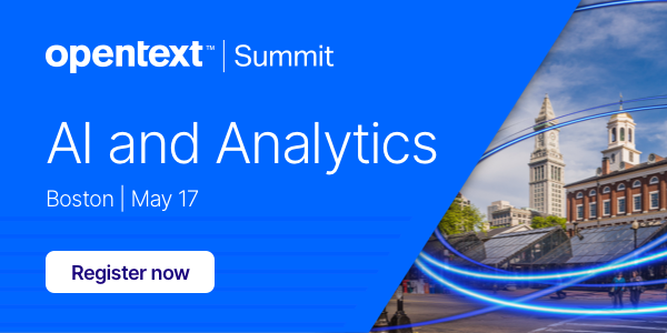 karla_cornish's tweet photo. Vertica users – meet us in Boston for the OpenText Analytics Summit, formerly the Vertica Unify Conference! Learn the latest Vertica features, meet your peers, and explore the IDOL and Magellan platforms. https://t.co/KmOtEByI1v #TeamVertica https://t.co/GCoNWNQ9Yk https://t.co/uHN4eMAaVv