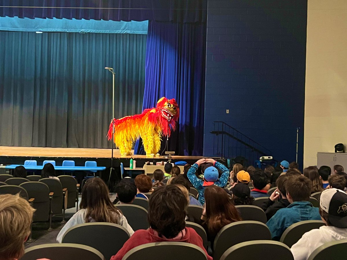 Celebrating Chinese dance and traditions for our World Language Week Assembly! Day 2! #MiddlebrookWay #WiltonWayCT