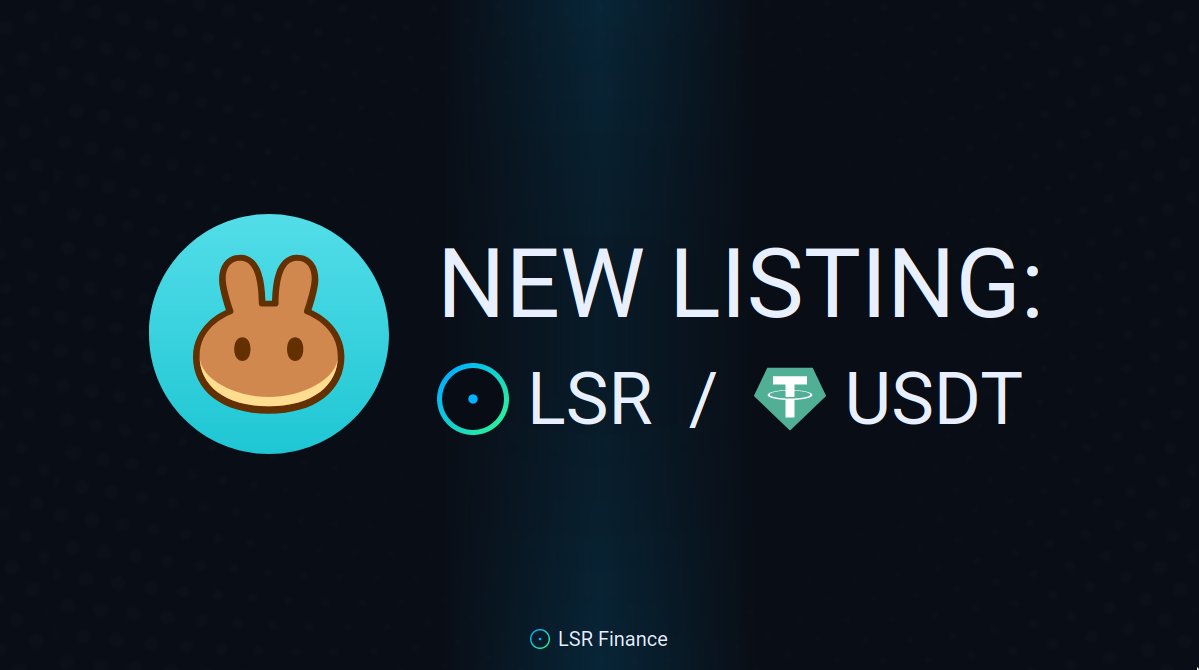 We've added new LSR / USDT pool at <a href="/PancakeSwap/">PancakeSwap</a>!