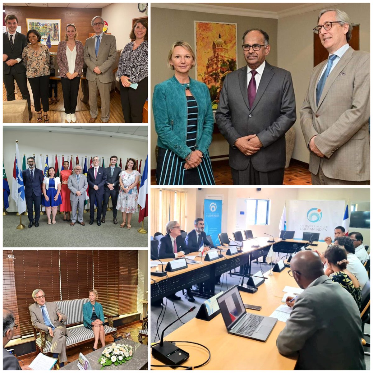 Florence Caussé-Tissier (@f_caussetissier) on Twitter photo Visite de travail de JC Brunet, Ambassadeur délégué à la #coopération régionale Océan indien. Programme dense, dont notamment entretien avec le ministre A. Ganoo et échanges avec <a href="/commission_coi/">Commission de l’océan Indien COI_IOC</a> <a href="/IORAofficial/">IORA</a> <a href="/salmanaf2013/">Salman Al Farisi</a> <a href="/AFD_France/">Agence Française de #Développement (AFD) 🇫🇷 🇪🇺</a> Visite de travail de JC Brunet, Ambassadeur délégué à la #coopération régionale Océan indien. Programme dense, dont notamment entretien avec le ministre A. Ganoo et échanges avec <a href="/commission_coi/">Commission de l’océan Indien COI_IOC</a> <a href="/IORAofficial/">IORA</a> <a href="/salmanaf2013/">Salman Al Farisi</a> <a href="/AFD_France/">Agence Française de #Développement (AFD) 🇫🇷 🇪🇺</a>