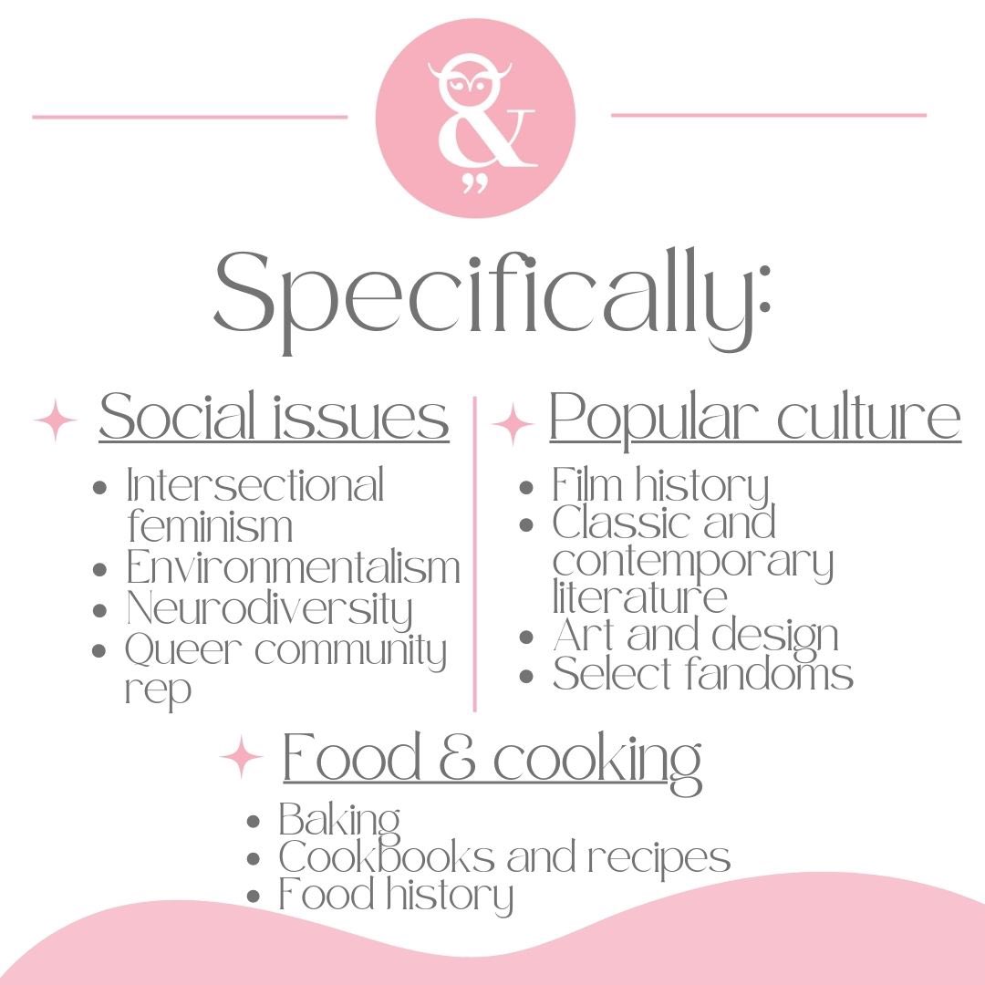 ChoiceWordsEdit's tweet image. Hi, everyone!

I’m often asked what I edit to the point where making a post about it seemed like a good idea. 😄

Please reach out via my website (link in bio) with any questions, to book a discovery call, or to request a sample edit. 💻