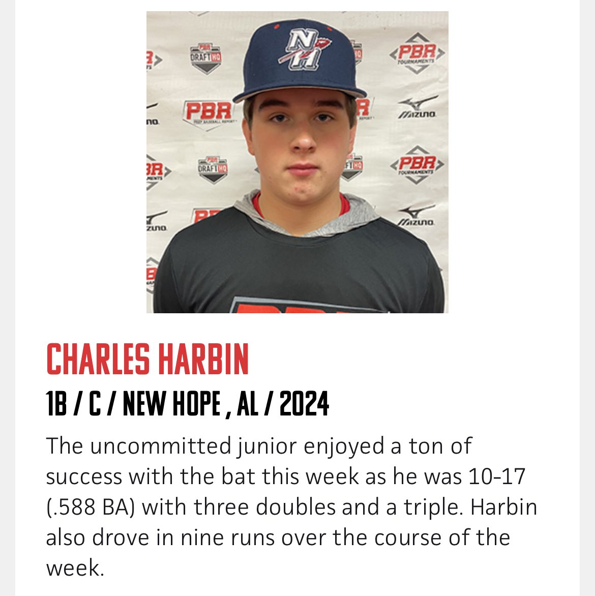 New Hope HS Baseball tweet media