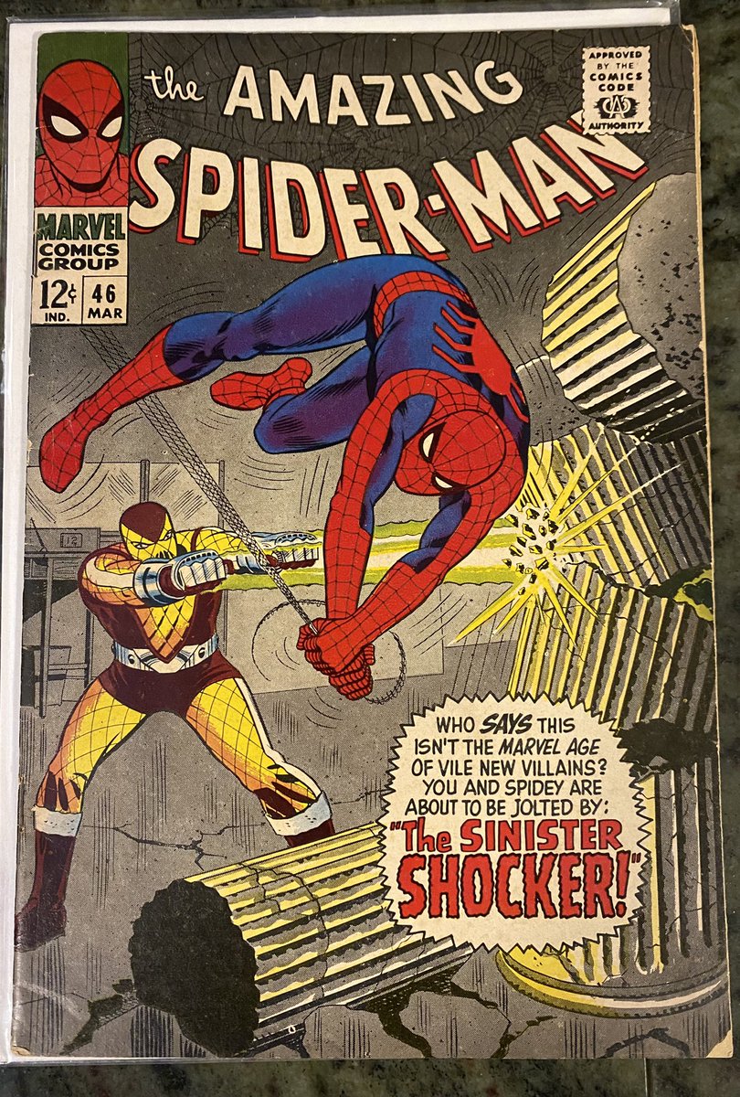 RT @FrankiePaul64: Amazing Spider-Man 46! March 1967! 
Stan Lee & John Romita Sr.! https://t.co/EYz6KIpOMt