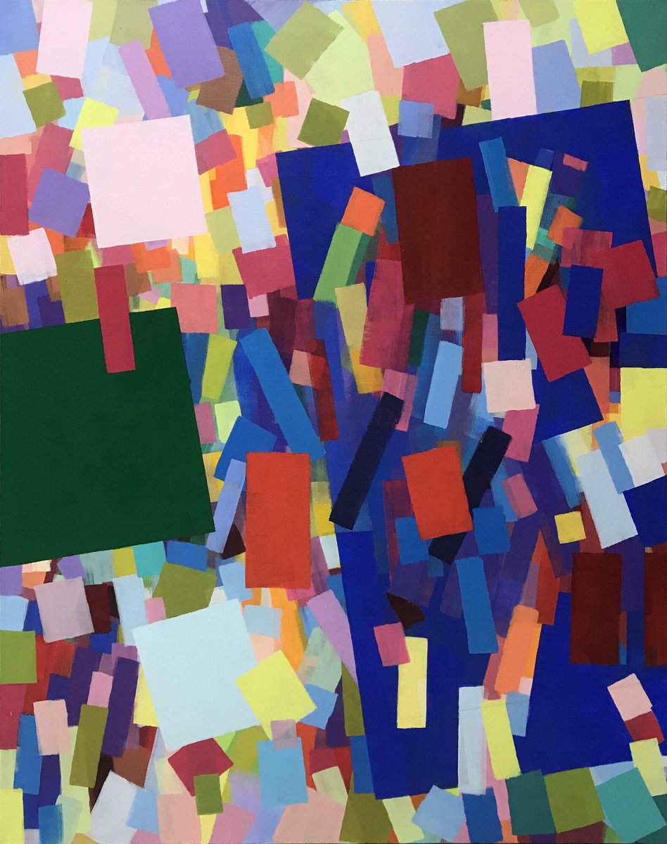 RtClick_Save's tweet image. "On one occasion, they presented us with a printout of the Mona Lisa composed entirely of computing characters. The printout left me cold but the punch cards were exciting."

- #SamiaHalaby | 🖼️: Surprising Pathways, 2019. Courtesy of the artist

👉rightclicksave.com/article/painti…