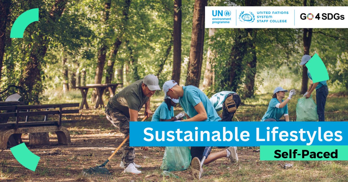 UNSSC's tweet image. Are you interested in learning how your lifestyle choices can contribute to a sustainable and resilient world? Join our free online course on Sustainable Lifestyles.

👉 ow.ly/IXOr50NtJvJ 

#SustainableLifestyles #2030Agenda #TransformativeSteps #UNSSC #FreeOnlineCourse