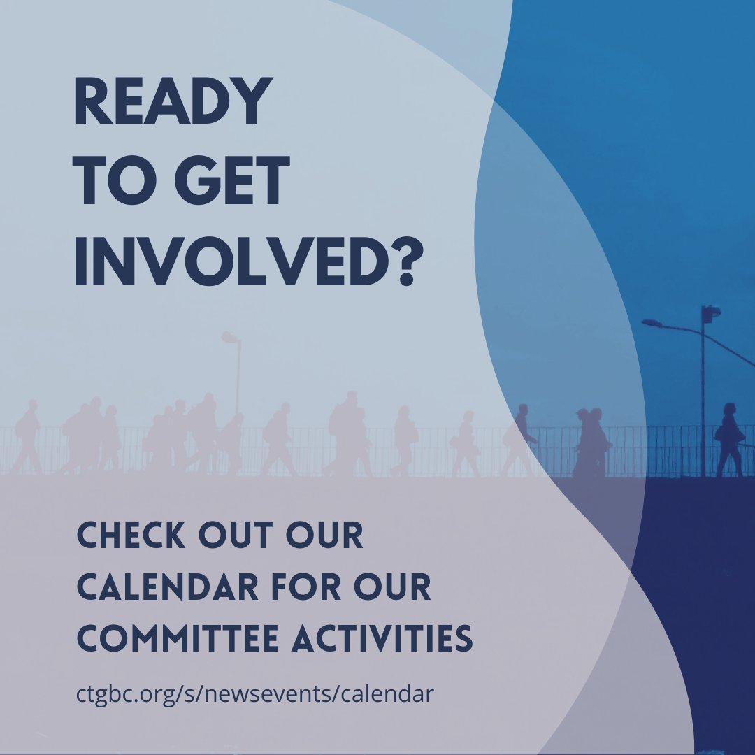 Interested in seeing more, creating more, and helping to make your community and practice healthier and more sustainable? Check out our calendar for CTGBC Committee and Community meetings! &gt;&gt;&gt; ctgbc.org/s/newsevents/c…