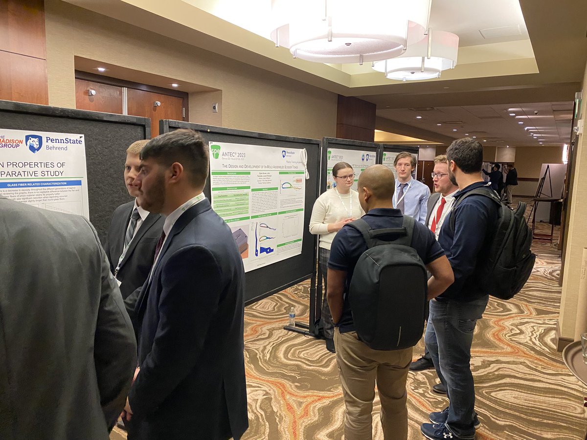 4SPE_Plastics's tweet photo. So many great poster presentations from our students this year at #ANTEC23! https://t.co/PfPI0ABmJo