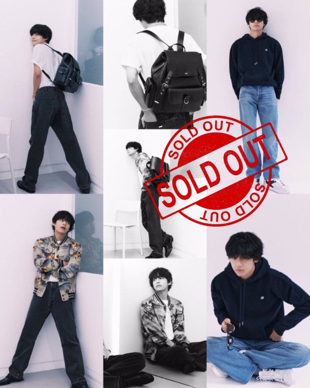 BTS V HOTRENDS on X: The Celine attires, backpack, sunglasses & shoes Kim  Taehyung (V) worn on his Instagram post have all been SOLD OUT! SOLD OUT  KING V TAEHYUNG TAEHYUNG CELINE