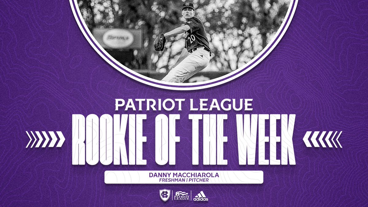 After his eight-strikeout showing against Army this weekend, <a href="/dannymacchiaro2/">Danny Macchiarola</a> is the <a href="/PatriotLeague/">Patriot League</a>'s Rookie of the Week! 

bit.ly/40kX5Vy

#GoCrossGo