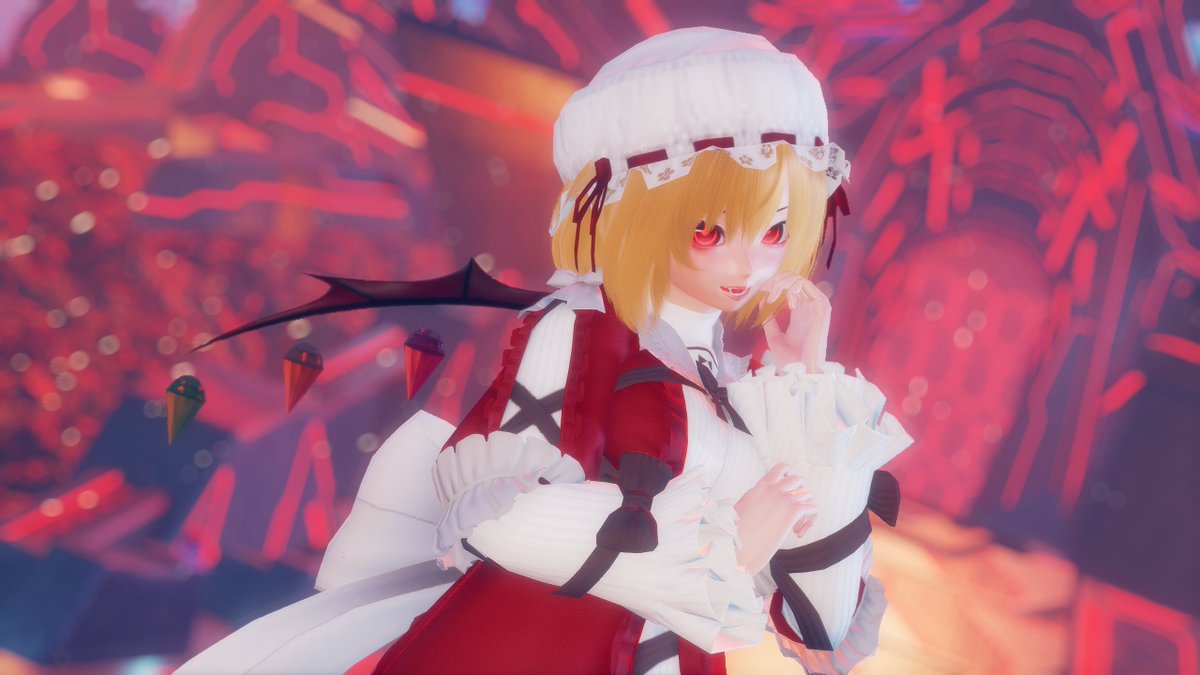 FedlesC4g's tweet photo. Flandre Scarlet Cosplay
#PSO2NGS #PSO2NGS_SS #NGS_SS 
#メンテの日じゃないけどssを貼る https://t.co/1CzMJU2n2k